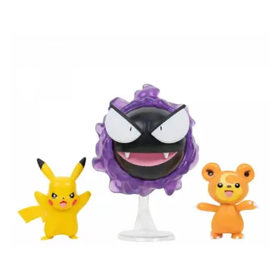 Pokémon akční figurky Pikachu, Gastly, Teddiursa 5 - 8 cm