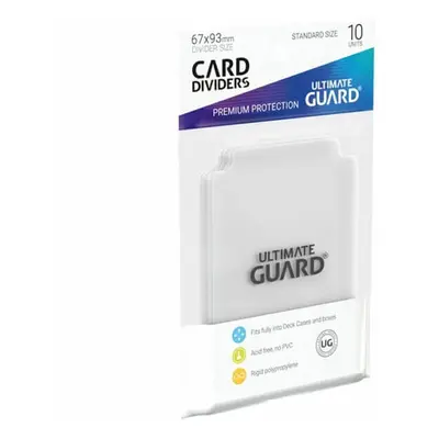 Oddělovač na karty Ultimate Guard Card Dividers Standard Size Transparent - 10 ks