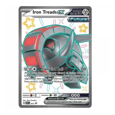 Pokémon karta Iron Treads ex z Paldean Fates Tin