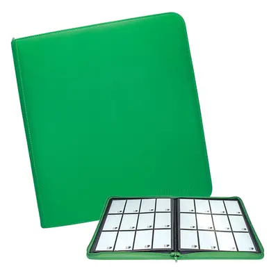 Album na karty 12-Pocket Zippered PRO-Binder - Green