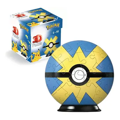 Pokémon 3D Puzzle-Ball - Quick Ball - 55 dílů