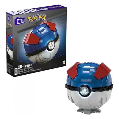 Pokémon stavebnice Jumbo Great Ball - Mega Construx 13 cm