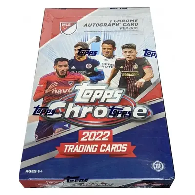 2022 Topps Chrome Major League Soccer Hobby Box - fotbalové karty