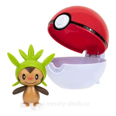 Pokémon Clip and Go Poké Ball - figurka Chespin