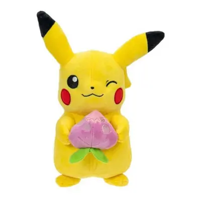 Pokémon plyšák Pikachu s Pecha Berry - 20 cm