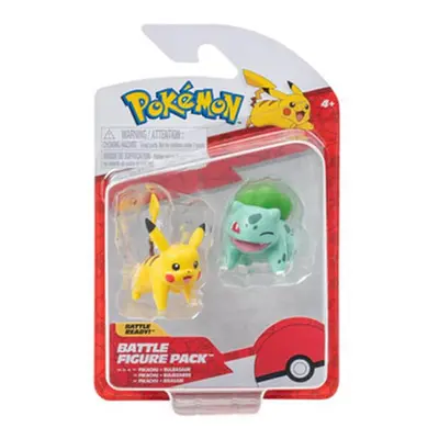 Pokémon akční figurky Pikachu a Bulbasaur - 5 cm