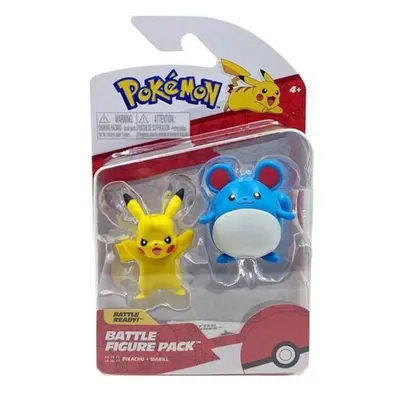 Pokémon akční figurky Marill a Pikachu 5 cm