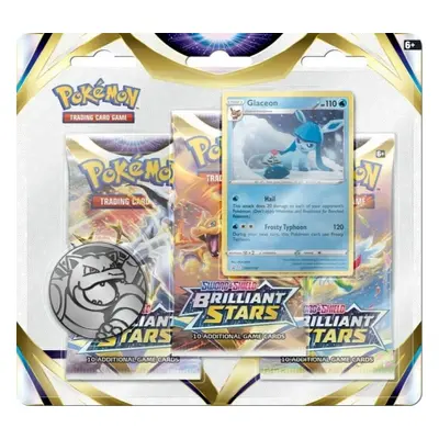 Pokémon Sword and Shield - Brilliant Stars 3 Pack Blister - Glaceon