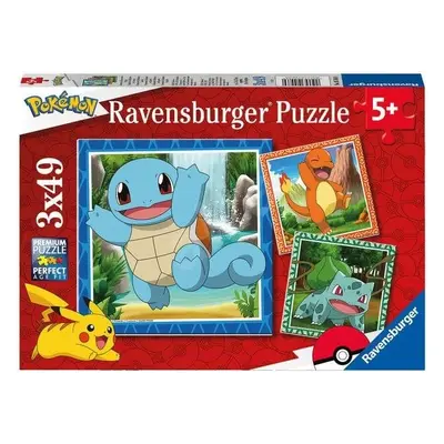 Puzzle Pokémon Ravensburger - Vypusťte Pokémony 3x49 dílků