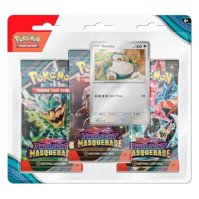 Pokémon Twilight Masquerade 3 Pack Blister - Snorlax