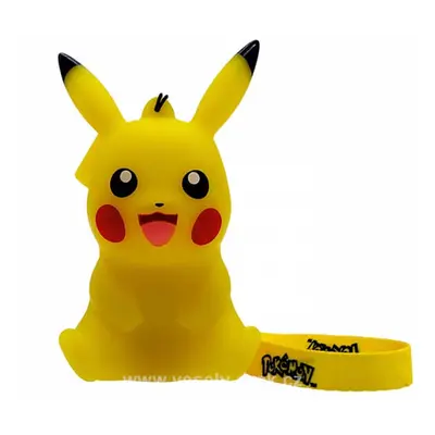 Pokémon figurka Pikachu - svítící přívěsek - 9 cm