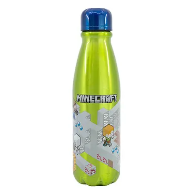 Minecraft hliníková lahev na pití se šroubovacím uzávěrem - 600 ml