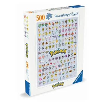 Puzzle Ravensburger Prvních 151 Pokémonů - 500 dílků