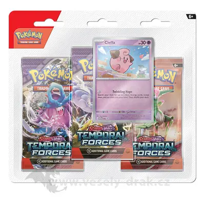 Pokémon Temporal Forces 3-Pack Blister - Cleffa