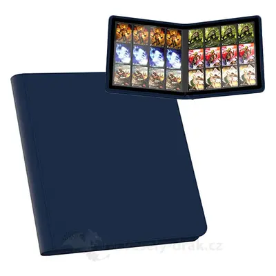 Album Ultimate Guard 12-Pocket QuadRow ZipFolio XenoSkin Blue