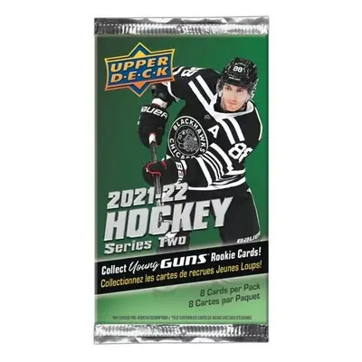 2021-22 NHL Upper Deck Series Two Gravity balíček - hokejové karty