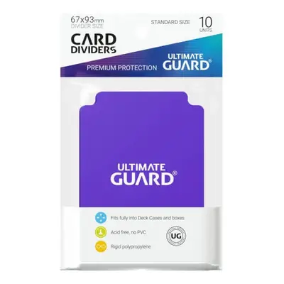 Oddělovač na karty Ultimate Guard Card Dividers Standard Size Purple - 10 ks