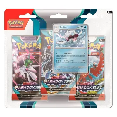 Pokémon Paradox Rift 3 Pack Blister - Cetitan