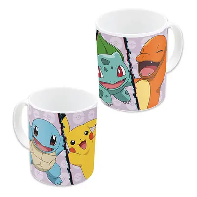 Pokémon hrnek - Charmander, Bulbasaur, Squirtle, Pikachu