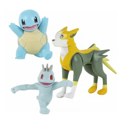 Pokémon akční figurky Squirtle, Boltund a Machop 5 - 8 cm