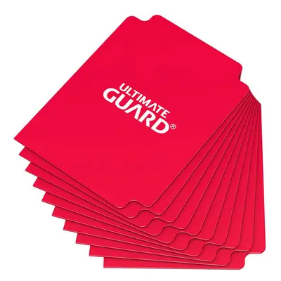 Oddělovač na karty Ultimate Guard Card Dividers Standard Size Red - 10 ks