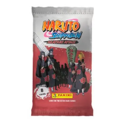 Naruto karty - Naruto Shippuden Akatsuki Attacks Trading Cards Booster (8 karet)