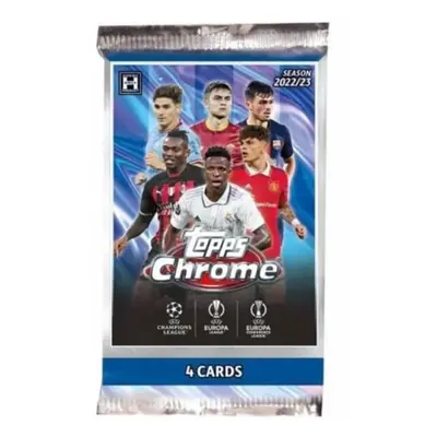 2022-2023 Topps Chrome Champions League Hobby Balíček - fotbalové karty