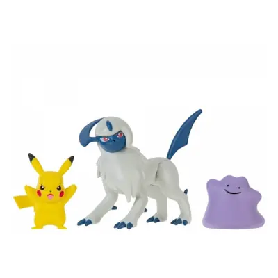 Pokémon akční figurky Pikachu, Absol, Ditto 5 - 8 cm