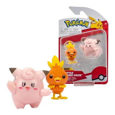 Pokémon akční figurky Torchic a Clefairy 5 cm