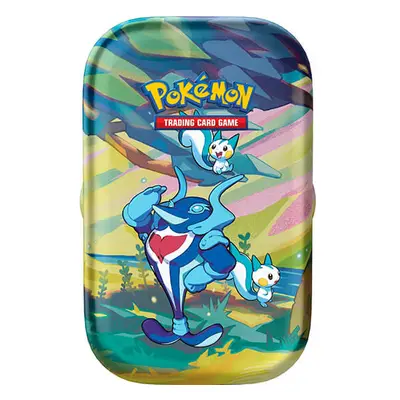 Pokémon Vibrant Paldea Mini Tin - Palafin a Pachirisu (plechovka se 2 balíčky)