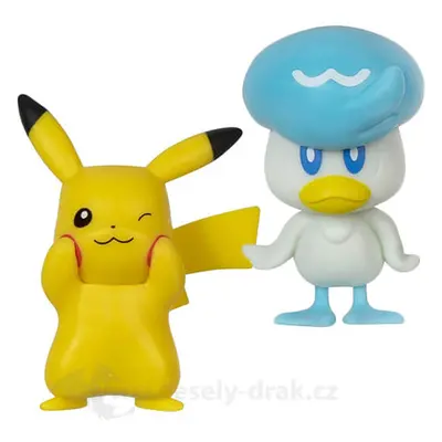 Pokémon akční figurky Pikachu a Quaxly 5 cm