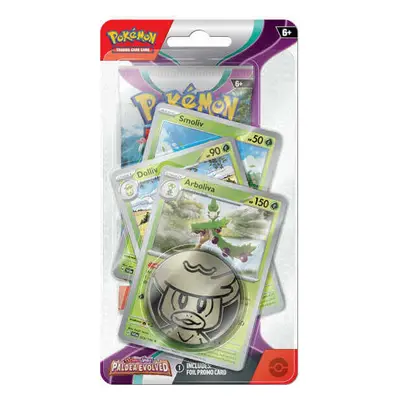 Pokémon Paldea Evolved Premium Check Lane Blister - Arboliva