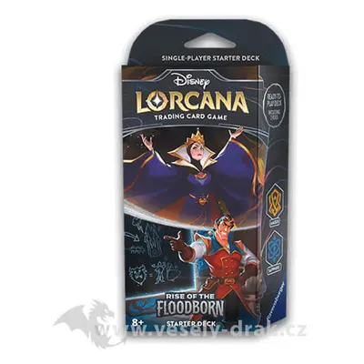 Disney Lorcana TCG: Rise of the Floodborn Starter Deck - Amber a Saphire