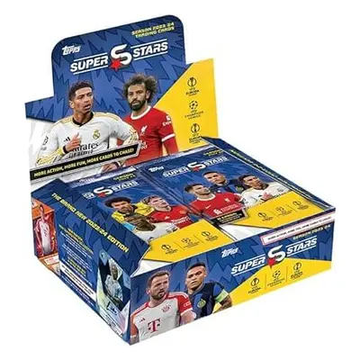 Fotbalové karty Topps 2023-2024 UEFA Superstars Booster Box