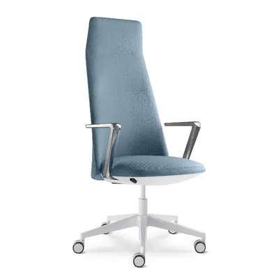 LD SEATING Kancelářske křeslo MELODY DESIGN 795-FR, F40-N0, kříž hliník bílý