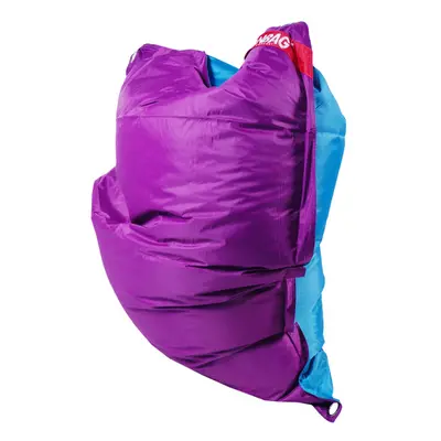 BEANBAG Sedací vak 189x140 duo purple - turquoise