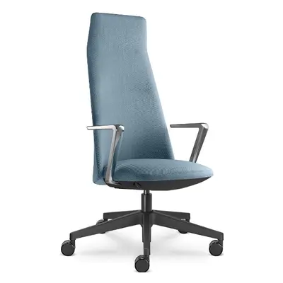 LD SEATING Kancelářské křeslo MELODY DESIGN 795-FR, F40-N1, kříž hliník černý