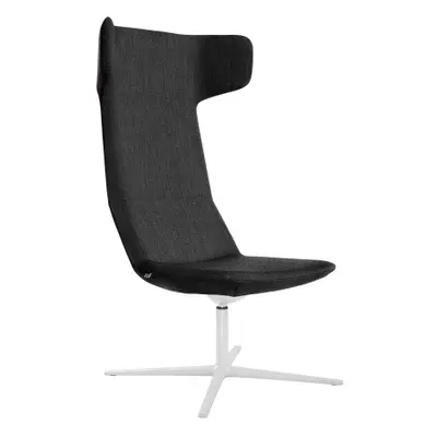 LD SEATING Designové křeslo FLEXI LOUNGE,FL-XL-RA-N0, kříž bílý