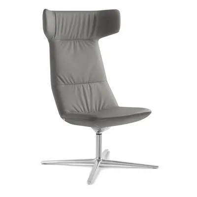 LD SEATING Designové křeslo FLEXI LOUNGE, FL-XL-N0, kříž bílý