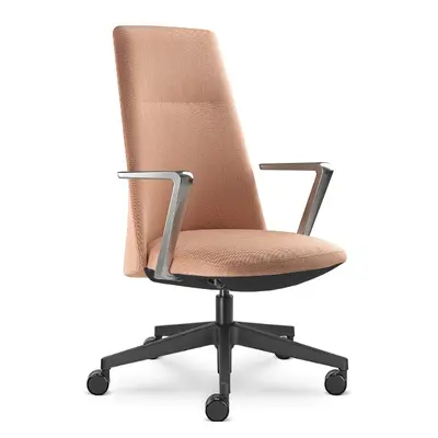 LD SEATING Kancelářské křeslo MELODY DESIGN 785-FR, F40-N1, kříž hliník černý