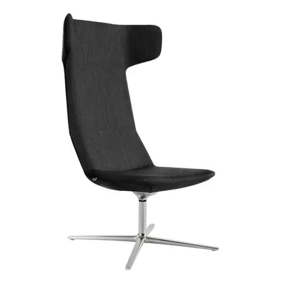 LD SEATING Designové křeslo FLEXI LOUNGE, FL-XL-N6 hliník leštěný