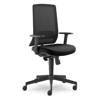 LD SEATING Kancelářská židle Lyra 215-SY, černá, skladová