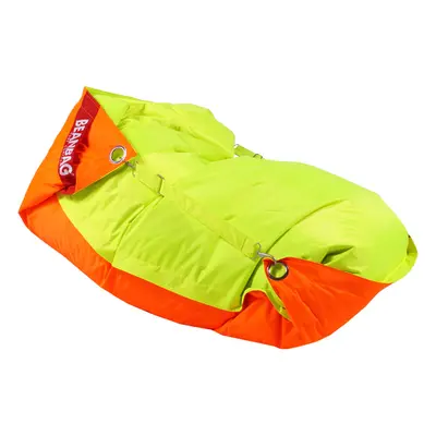 BEANBAG Sedací vak 189x140 duo fluo orange - fluo limet