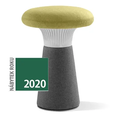 LD SEATING designový taburet FUNGHI, FU-40/54-N2, šedý plast