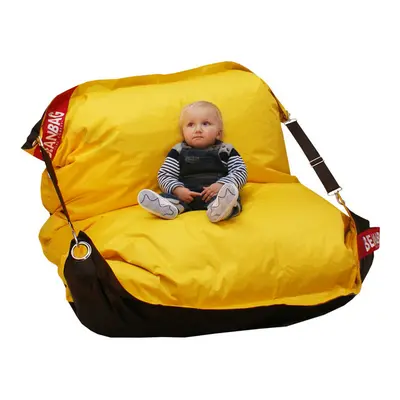 BEANBAG Sedací vak 189x140 duo brown - yellow