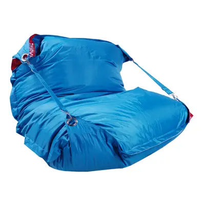 BEANBAG Sedací pytel 189x140 comfort s popruhy turquoise