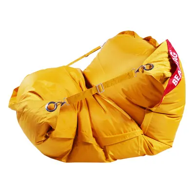 BEANBAG Sedací pytel 189x140 comfort s popruhy golden