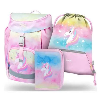 BAAGL Školní set AIRY RAINBOW UNICORN