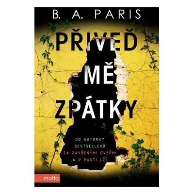 Přiveď mě zpátky, 2. vydání - B. A. Paris