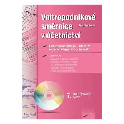 Vnitropodnikové směrnice v účetnictví + CD, 7. vydání - František Louša